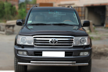 Front Bull Bar ST014 (Stainless Steel) for Toyota Land Cruiser 100 1998-2007 - image 1