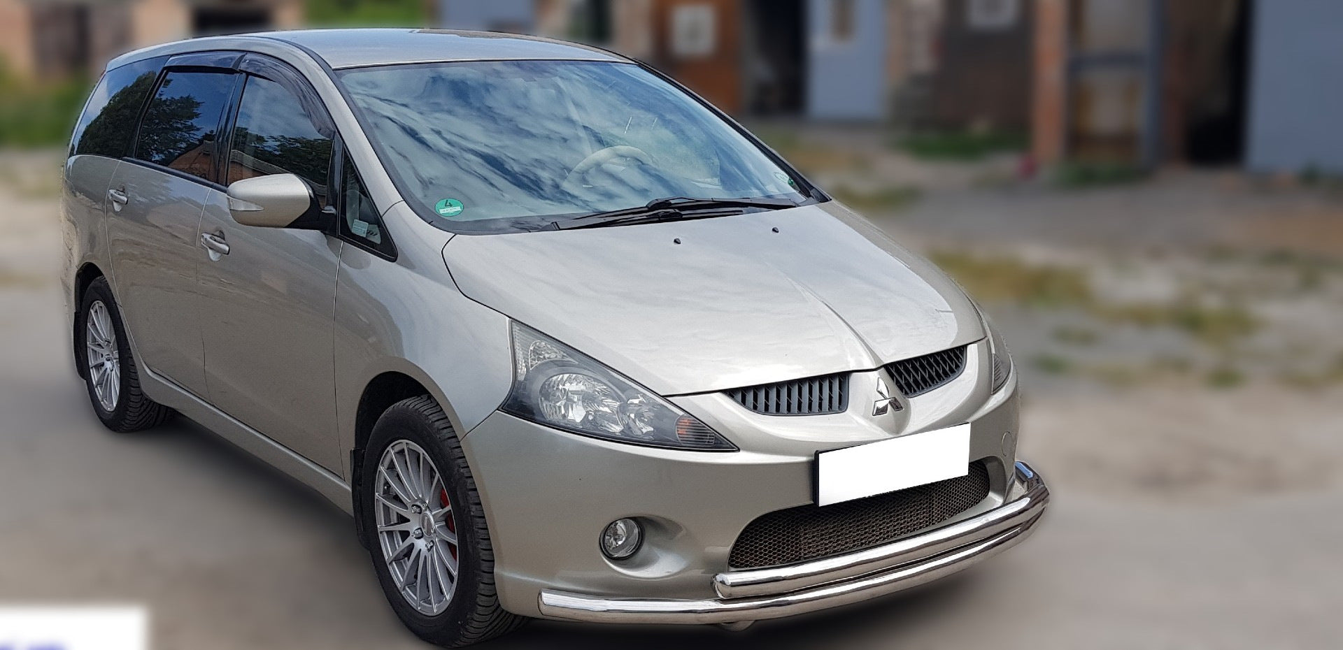 Front Bull Bar ST014 (Stainless Steel) for Mitsubishi Grandis 2003-2011 - image 3