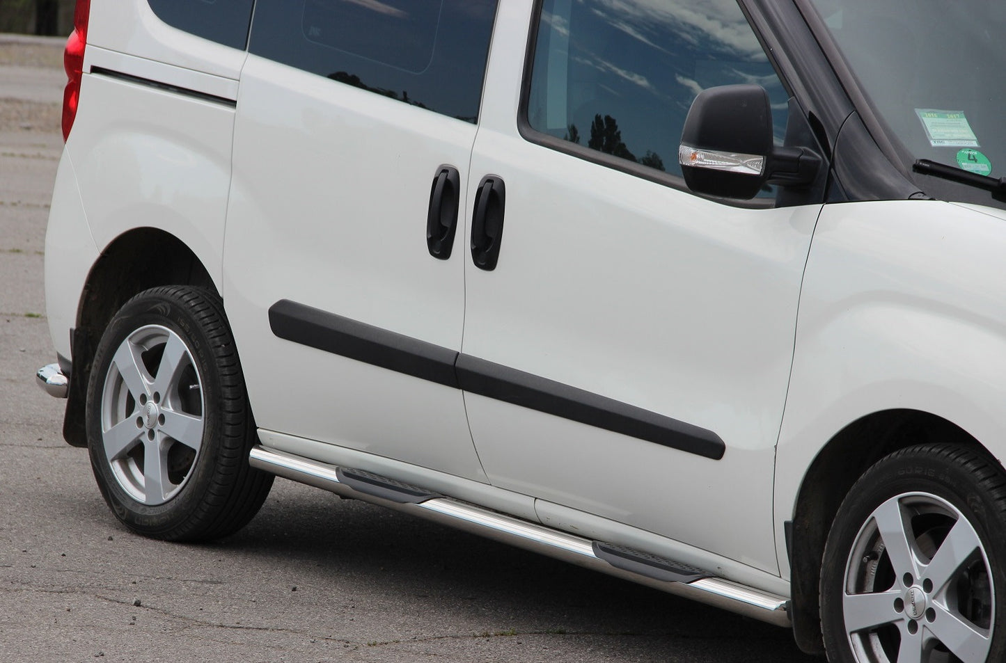 Side Bars (2 pcs, Stainless Steel) for Opel Combo 2012-2018 - image 1