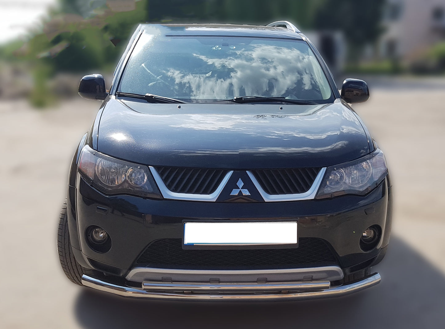Front Bull Bar ST014 (Stainless Steel) for Mitsubishi Outlander 2006-2012 - image 1