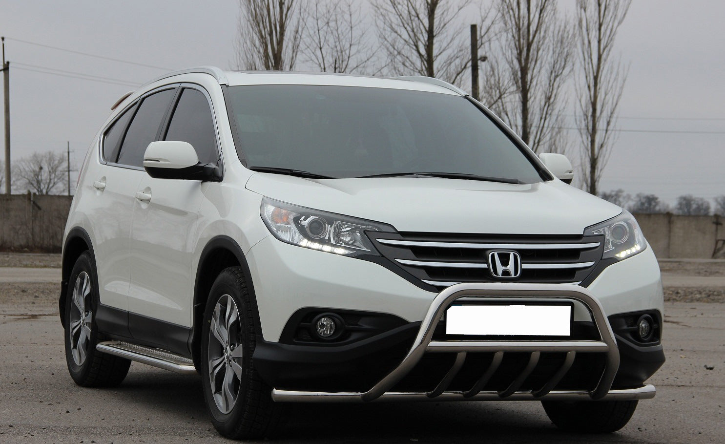 Front Guard WT003-ST-V1 (Stainless Steel) for Honda CRV 2012-2016 - image 2