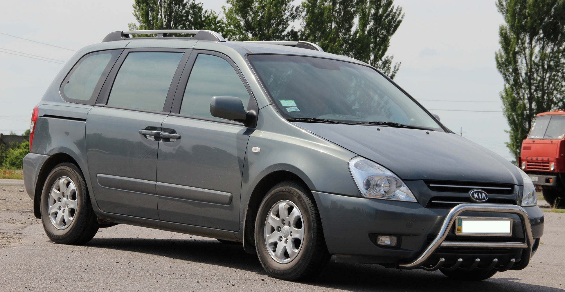 Bull Bar WT003 (Stainless Steel) for Kia Carnival 2002-2013 - image 2