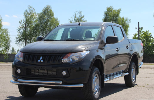 Front Bull Bar ST014 (Stainless Steel) for Mitsubishi L200 2015-2024 - image 2