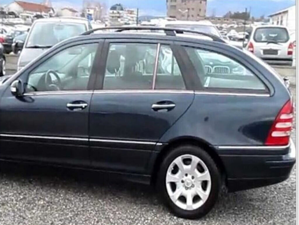 Glass edging (stainless) for Mercedes C-class W203 2000-2007 - image 4