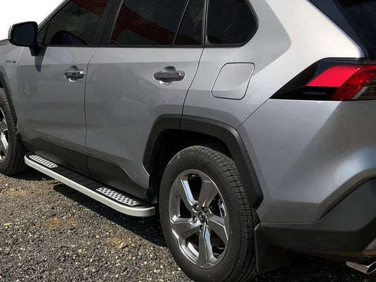 Side Steps Tayga V2 (2 pcs, Aluminum) for Toyota Rav 4 2019- - image 1