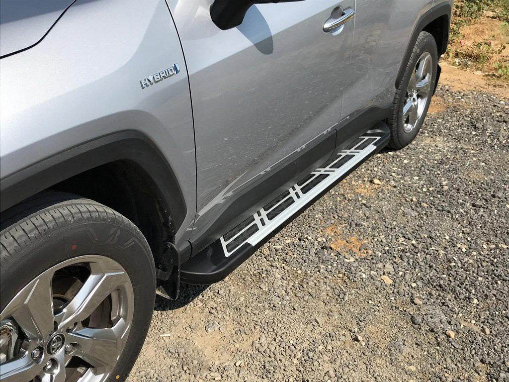 Sunrise side pad (2 pieces, aluminum) for Toyota Rav 4 2019- - Reelken Auto