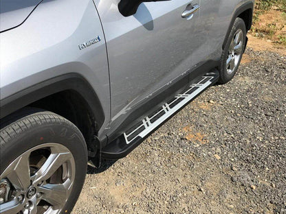 Sunrise side pad (2 pieces, aluminum) for Toyota Rav 4 2019- - Reelken Auto