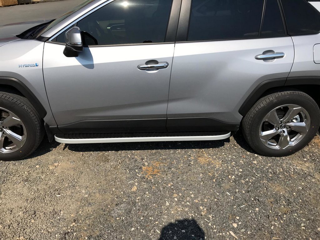 Side Steps Tayga Grey (2 pcs, Aluminum) for Toyota Rav 4 2019- - image 3