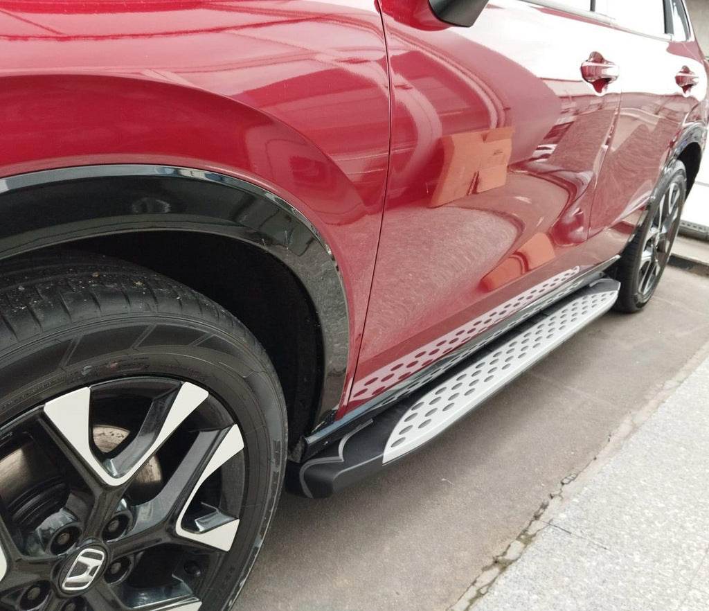 Side sills Shining V1 (2 pcs., Aluminum) for Honda HR-V 2021↗︎ - Reelken Auto