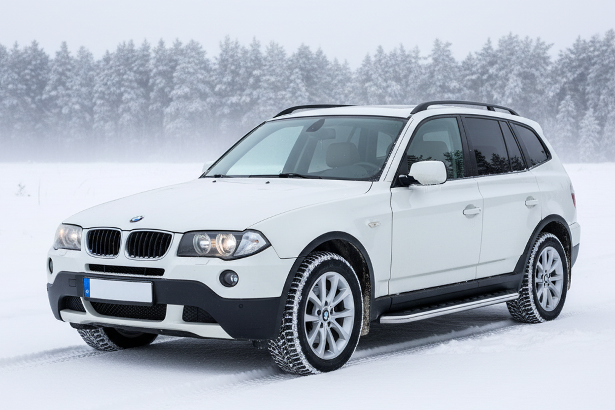 Side Steps Maydos V1 (2 pcs, Aluminum) for BMW X3 E-83 2003-2010 - image 1