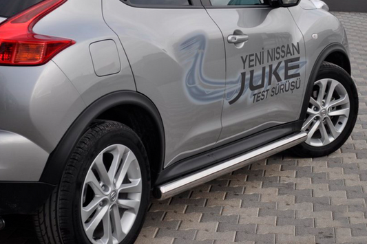 Side Bars Ø60 (2 pcs, Stainless Steel) for Nissan Juke 2010-2019 - image 2