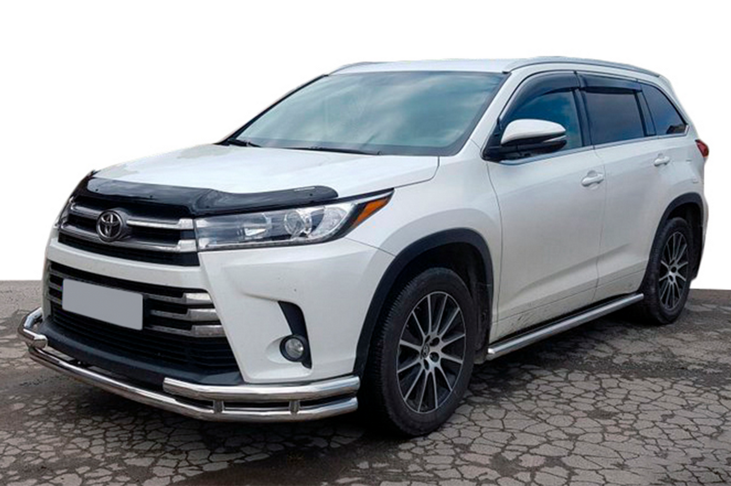 Bull Bar ST-Special Stainless Steel for Toyota Highlander 2013-2019 - image 1