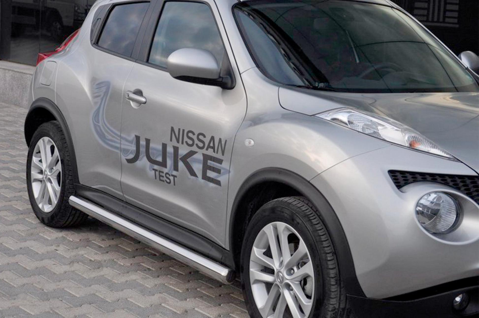 Side Bars Ø60 (2 pcs, Stainless Steel) for Nissan Juke 2010-2019 - image 1