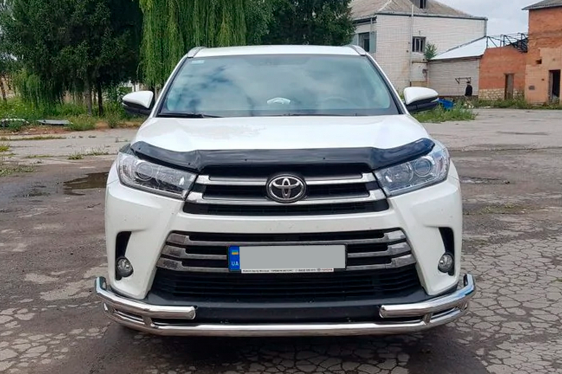 Bull Bar ST-Special Stainless Steel for Toyota Highlander 2013-2019 - image 3