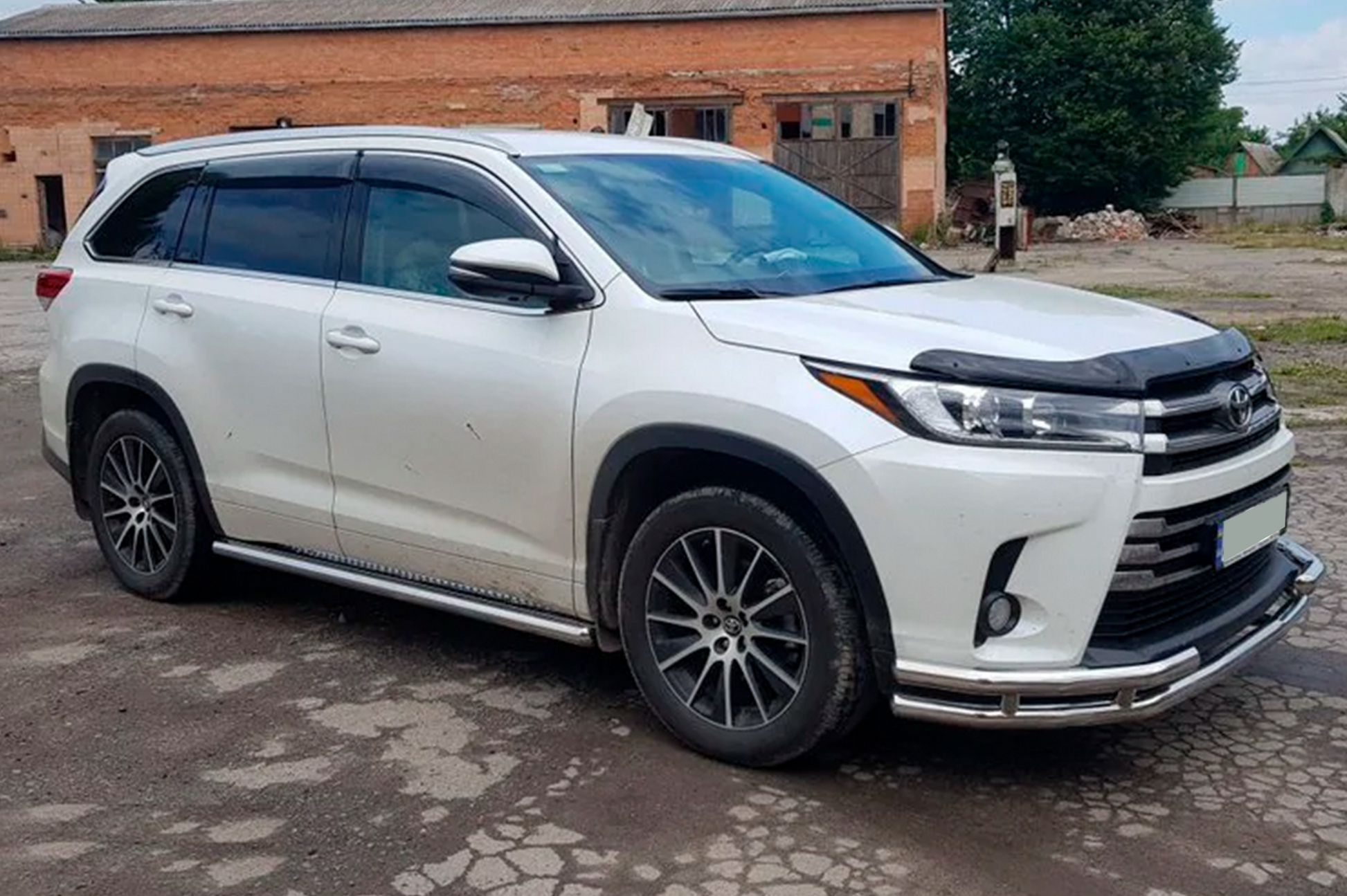 Bull Bar ST-Special Stainless Steel for Toyota Highlander 2013-2019 - image 5