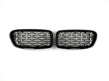 Diamond Silver Kidney Grilles for BMW 3 Series F30/F31 2012-2019 - image 2