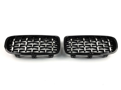 Diamond Silver Kidney Grilles for BMW 3 Series F30/F31 2012-2019 - image 4