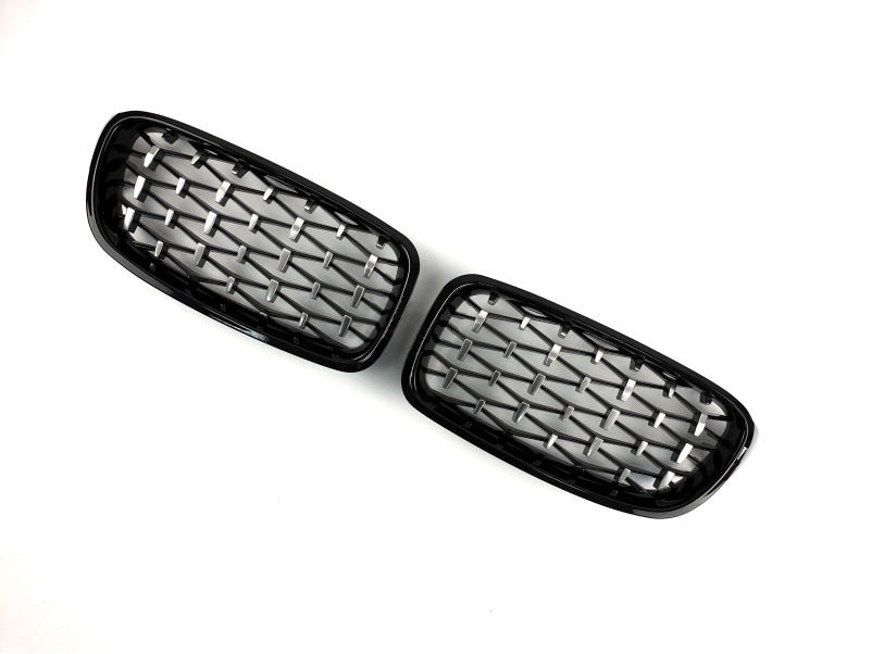 Diamond Silver Kidney Grilles for BMW 3 Series F30/F31 2012-2019 - image 3