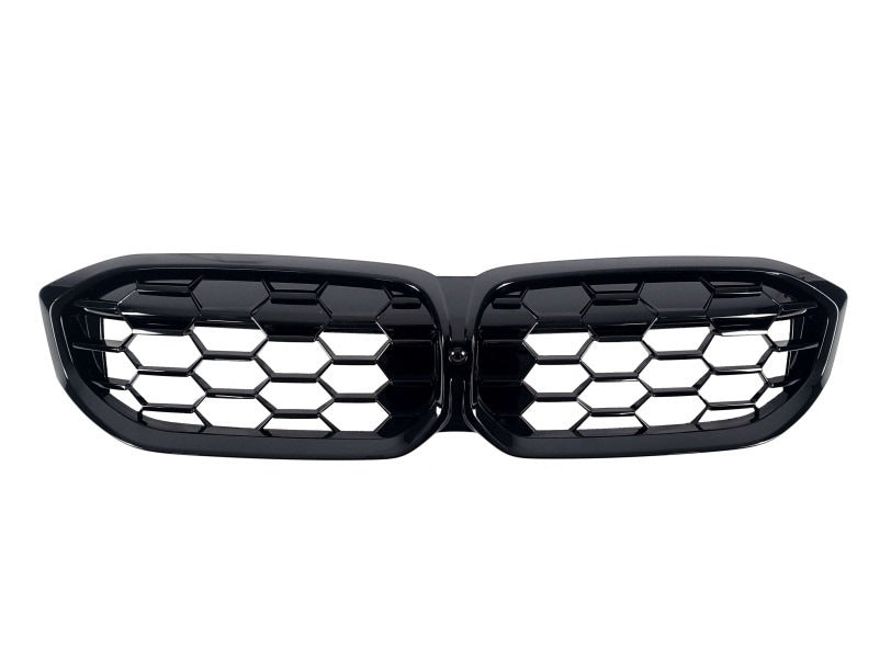 Diamond Black Kidney Grilles (2022+, black surround) for BMW 3 Series G20/G21 2018- - image 2