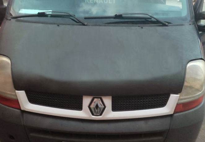 Hood cover 2003-2010 (leatherette) for Renault Master 1998-2010 - Reelken Auto