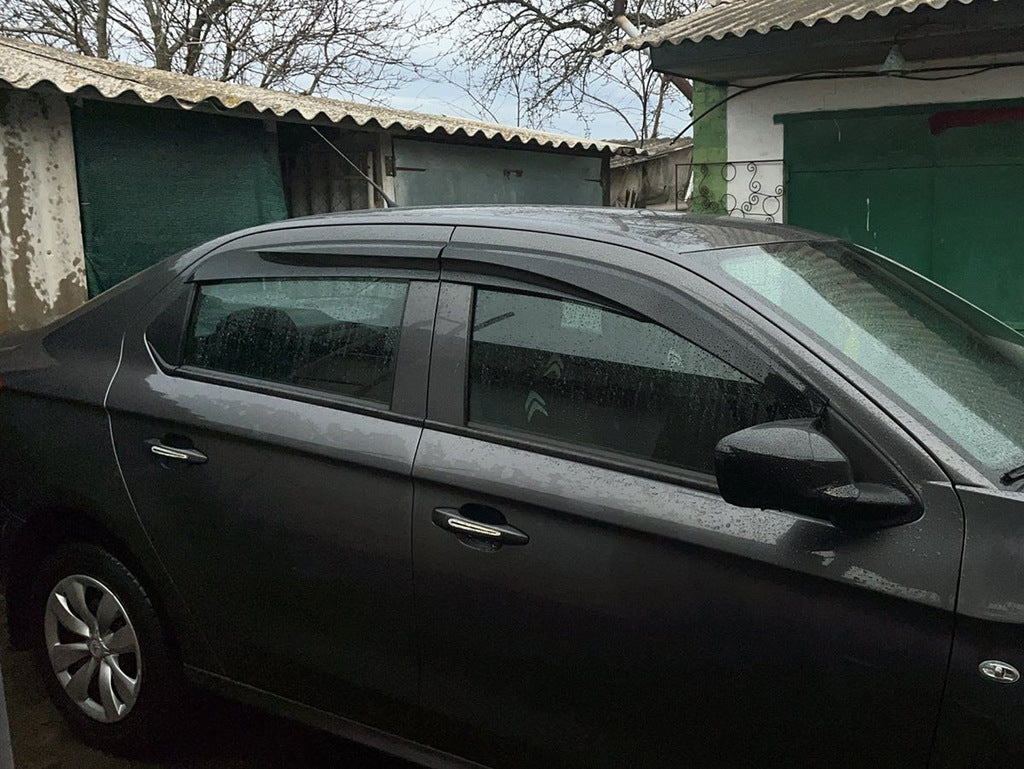 Window Deflectors (4 pcs, Sunplex Sport) for Citroen C-Elysee 2013-2022 - image 2