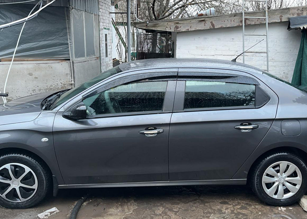 Window Deflectors (4 pcs, Sunplex Sport) for Peugeot 301 2012- - image 1