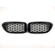 Diamond Black V1 Kidney Grilles (2017-2020, black trim) for BMW 5 Series G30/G31 2017-2023 - image 2