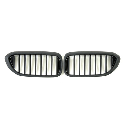 Kidney Grilles 1 Bar (2017-2020, Matte Black) for BMW 5 Series G30/G31 2017-2023 - image 2