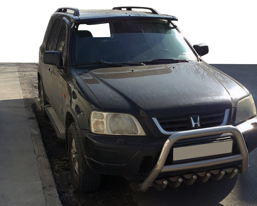Windshield visor (black gloss, 5mm) for Honda CRV 1996-2001 - image 1