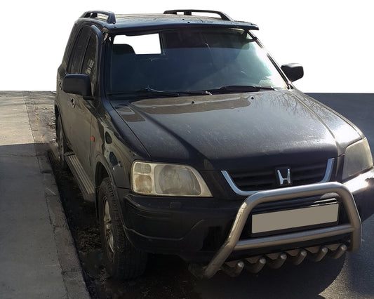 Windshield visor (black gloss, 5mm) for Honda CRV 1996-2001 - image 1