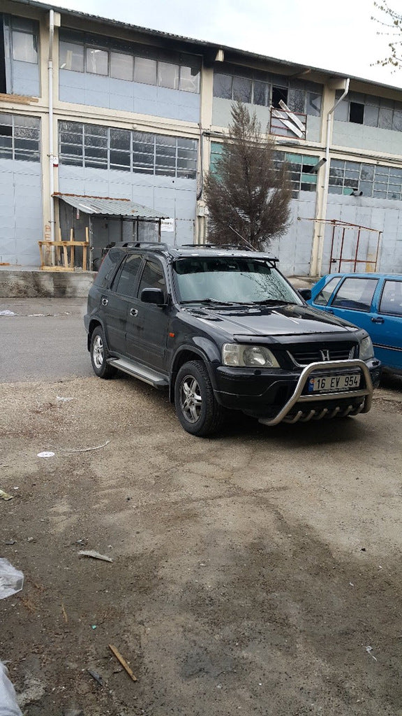 Windshield visor (black gloss, 5mm) for Honda CRV 1996-2001 - image 2