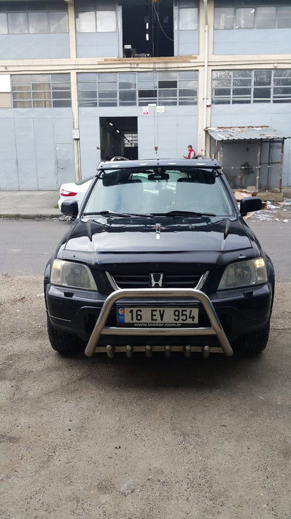 Windshield visor (black gloss, 5mm) for Honda CRV 1996-2001 - image 3