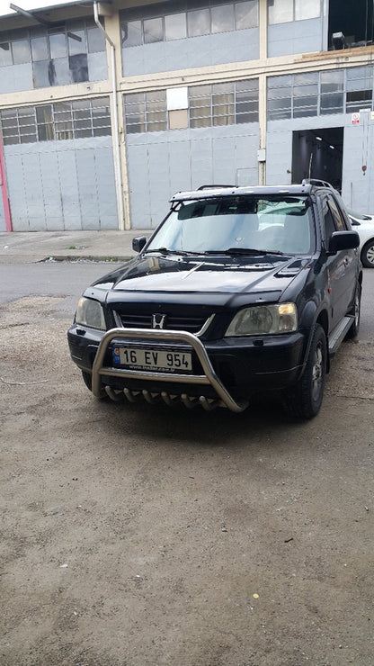 Windshield visor (black gloss, 5mm) for Honda CRV 1996-2001 - image 4