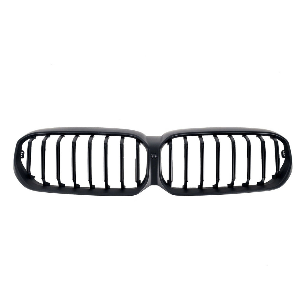 Kidney Grilles 1 Bar (2021+, Matte Black) for BMW 5 Series G30/G31 2017-2023 - image 2