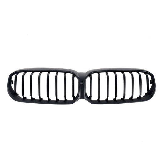 Kidney Grilles 1 Bar (2021+, Matte Black) for BMW 5 Series G30/G31 2017-2023 - image 2