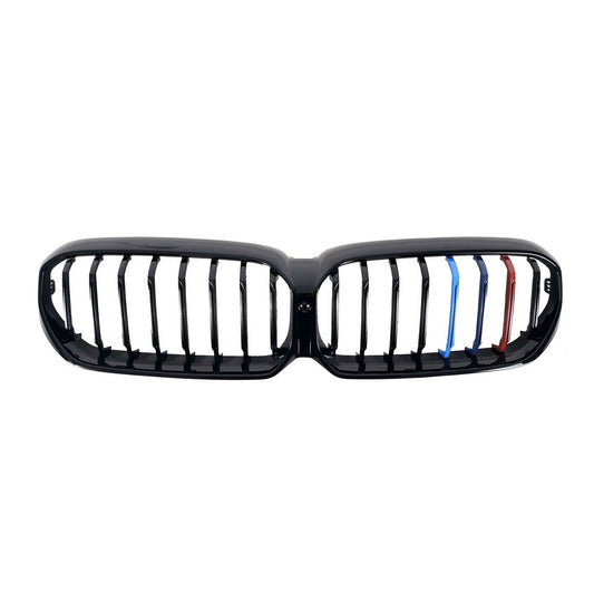 Kidney Grille 1 Bar (2021+, M-Color) for BMW 5 Series G30/G31 2017-2023 - image 2