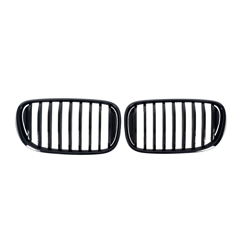 Kidney Grilles 1 Bar (2016-2019, Gloss Black) for BMW 7 Series G11/G12 2015-2022 - image 2