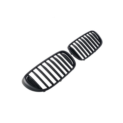Kidney Grilles 1 Bar (2016-2019, Black Matte) for BMW 7 Series G11/G12 2015-2022 - image 3