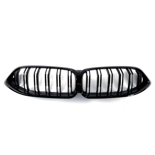 Kidney Grilles M-Look (2018-2022, Gloss Black) for BMW 8 Series G14/G15/G16 2018- - image 2