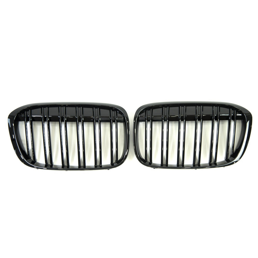 M-Look Kidney Grilles (2015-2019, Gloss Black) for BMW X1 F48 2015-2022 - image 2