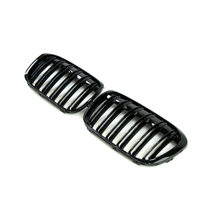 M-Look Kidney Grilles (2015-2019, Gloss Black) for BMW X1 F48 2015-2022 - image 4