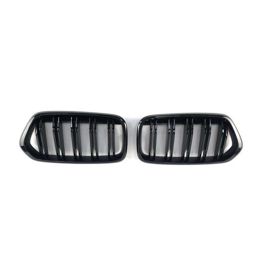 Kidneys M-Look (Gloss Black) for BMW X2 F39 2018-2023 - image 2