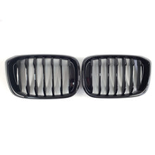 Kidney Grilles 1 Bar (2018-2021, Gloss Black) for BMW X3 G01 2018- - image 2