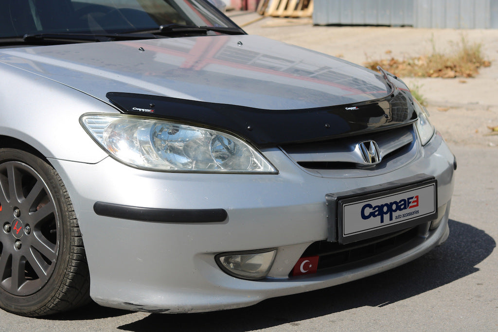 Hood Deflector (EuroCap) for Honda Civic Sedan VII 2001-2006 - image 3