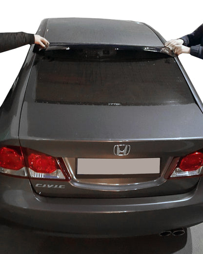 Rear window spoiler (black, ABS) for Honda Civic Sedan VIII 2006-2011 - image 1