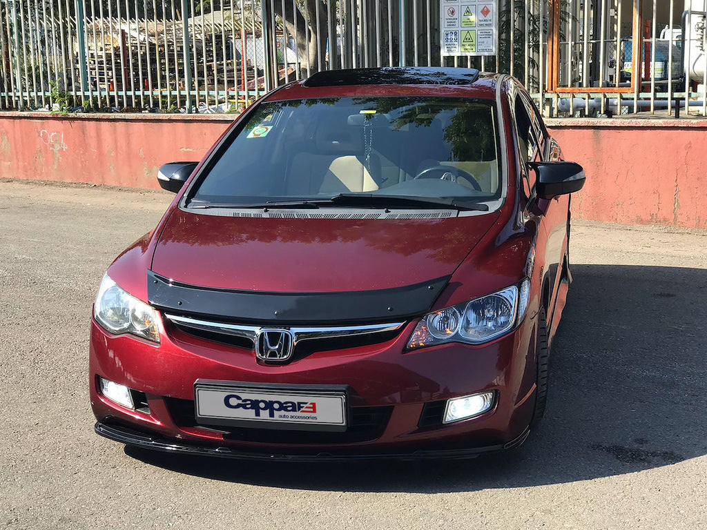 Front bumper lip (black) for Honda Civic Sedan VIII 2006-2011 - image 2