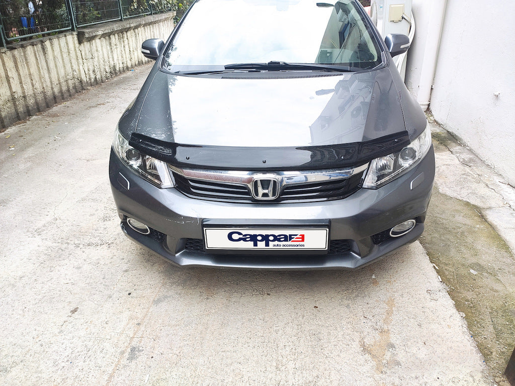 Hood Deflector (EuroCap) for Honda Civic Sedan IX 2011-2016 - image 8