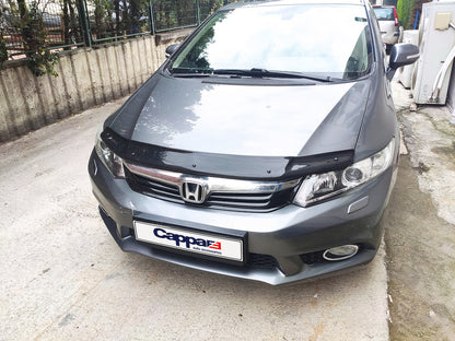 Hood Deflector (EuroCap) for Honda Civic Sedan IX 2011-2016 - image 9