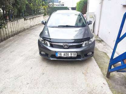 Hood Deflector (EuroCap) for Honda Civic Sedan IX 2011-2016 - image 11