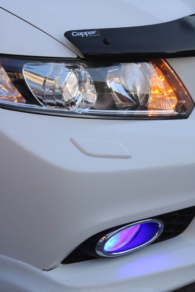 The hood deflector (EuroCap) for Honda Civic Sedan IX 2011-2016 - Reelken Auto
